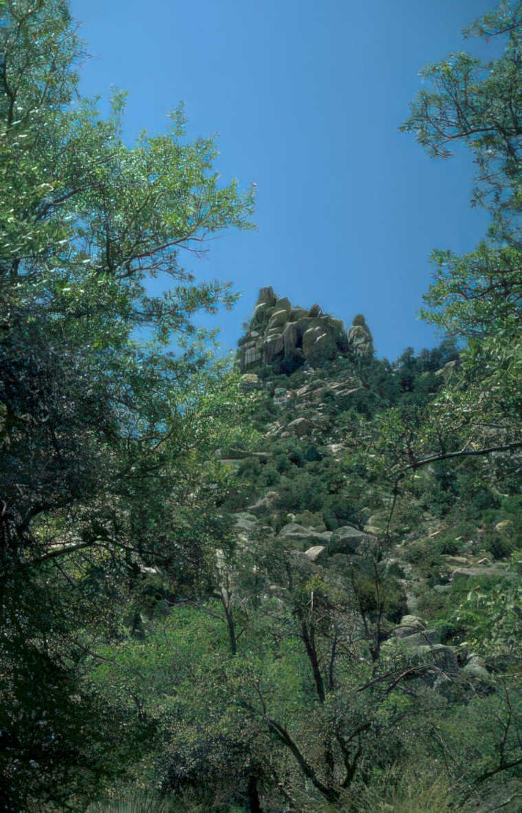 pinnacles east overlook Vintage A4 Photo Print