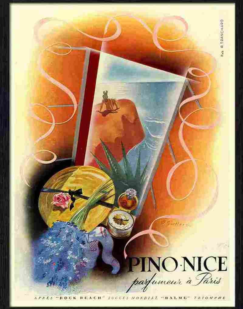 pino nice perfume advert Advert A4 Photo Print