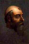 piombo pope clement vii on slate Art A4 Photo Print