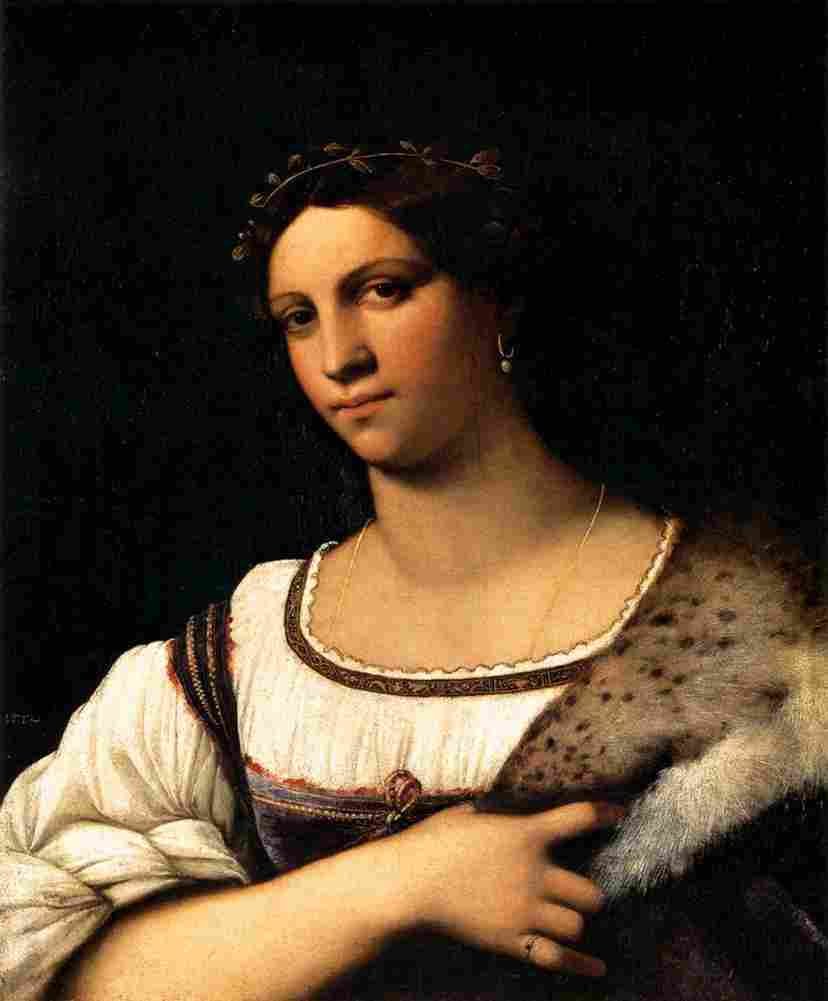 piombo portrait of a woman Art A4 Photo Print