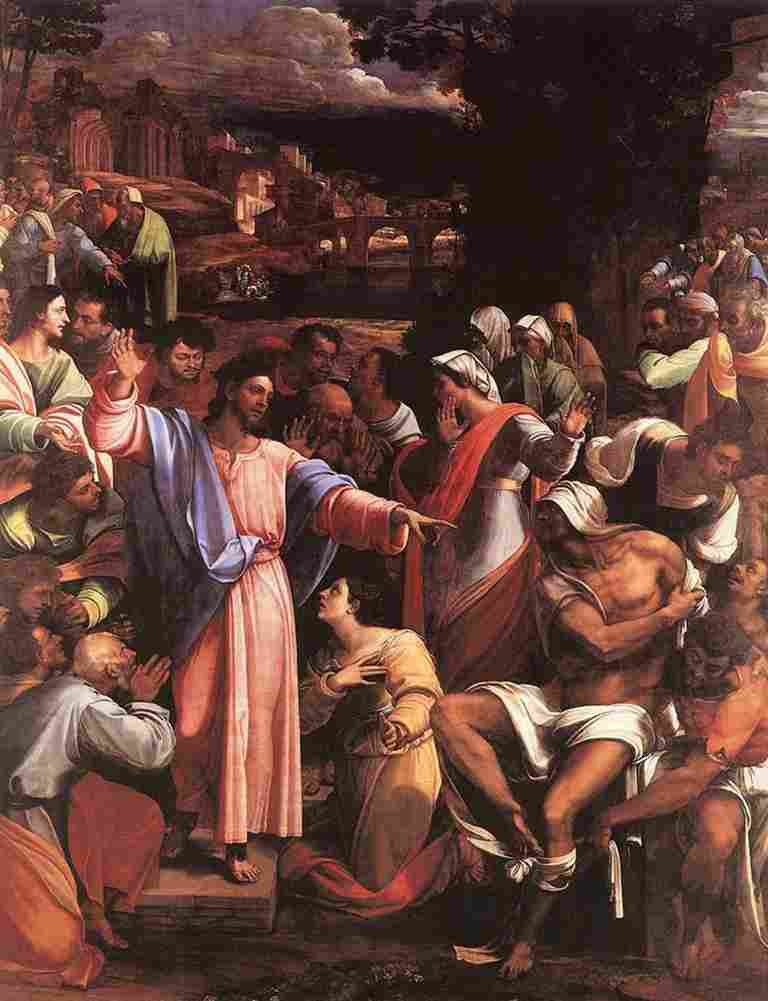 piombo raising of lazarus Art A4 Photo Print