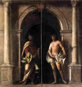 piombo saint bartholomew and saint sebastian Art A4 Photo Print