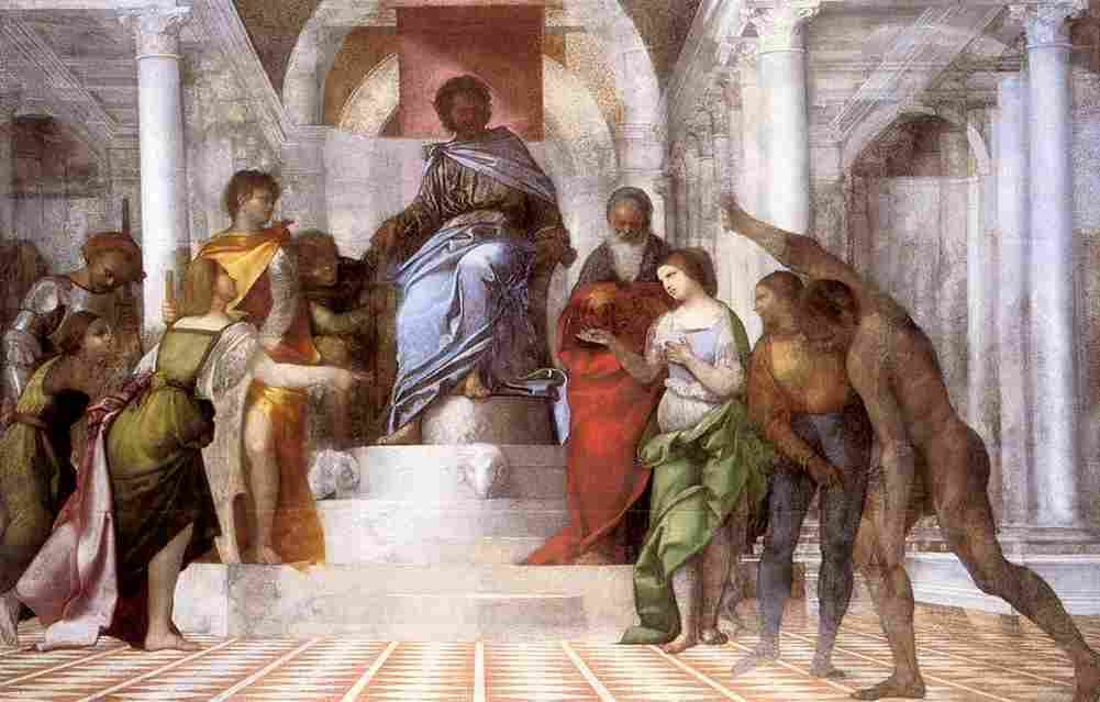 piombo the judgment of solomon Art A4 Photo Print