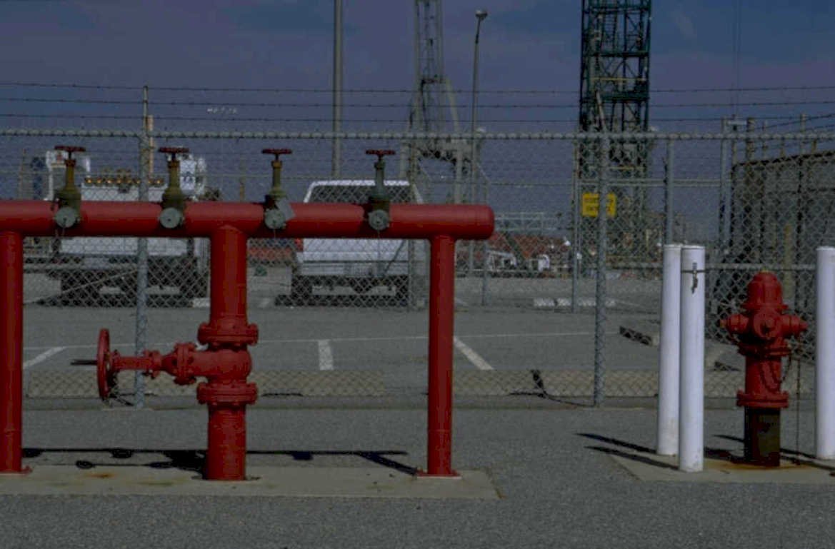 pipeline valves refinery 1980s 1990s A4 Photo Print