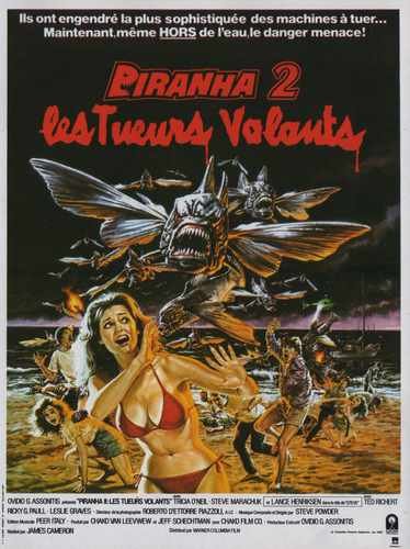piranha 2  01 film star poster A4 Photo Print