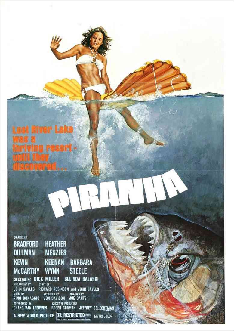 piranha poster 01 A4 Photo Print