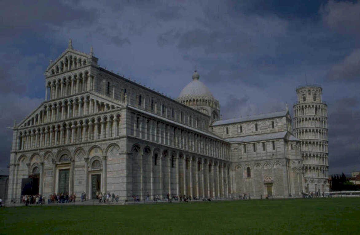 pisa duomo campanile 1980s 1990s A4 Photo Print