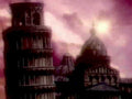 pisa duomo sunset1980s 1990s A4 Photo Print