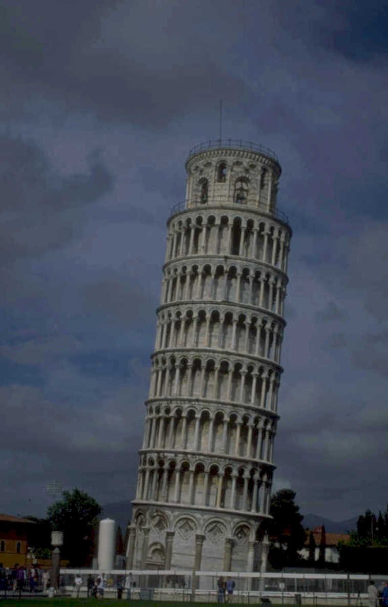 pisa leaning tower 1 1980s 1990s A4 Photo Print