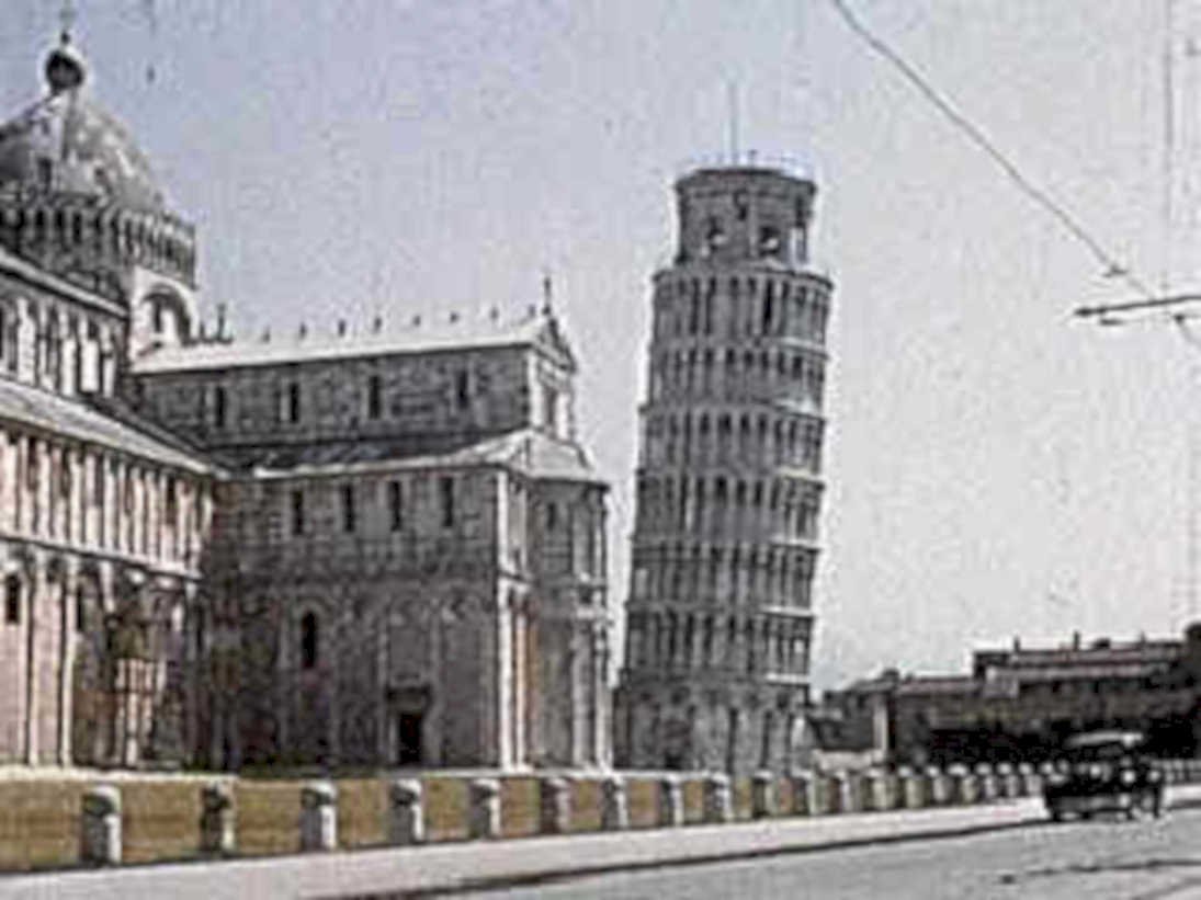 pisa leaning tower1980s 1990s A4 Photo Print