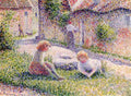 piss Children on a Farm Art A4 Photo Print