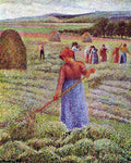 piss Hay Harvest at Eragny sur epte Art A4 Photo Print
