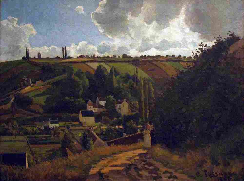 piss Jallais Hill Pontoise Art A4 Photo Print