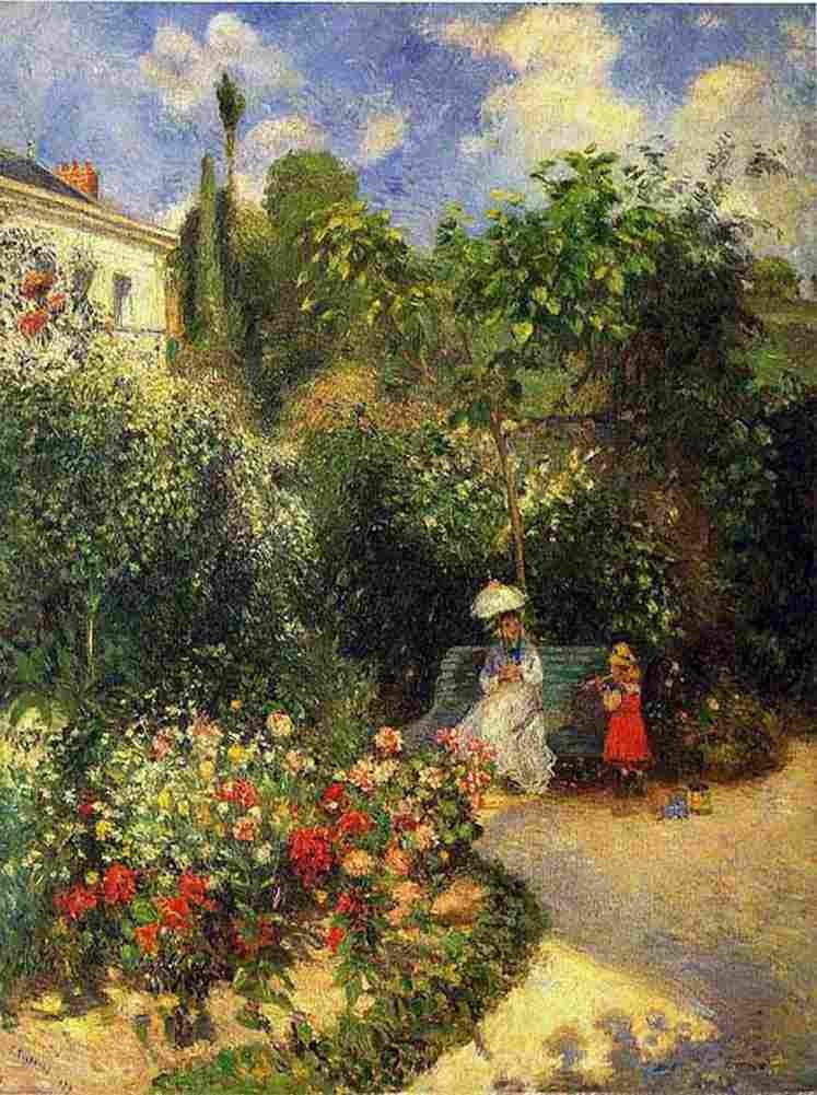 piss The garden at Pontoise Art A4 Photo Print