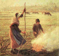 piss White Frost Woman Breaking Wood Art A4 Photo Print