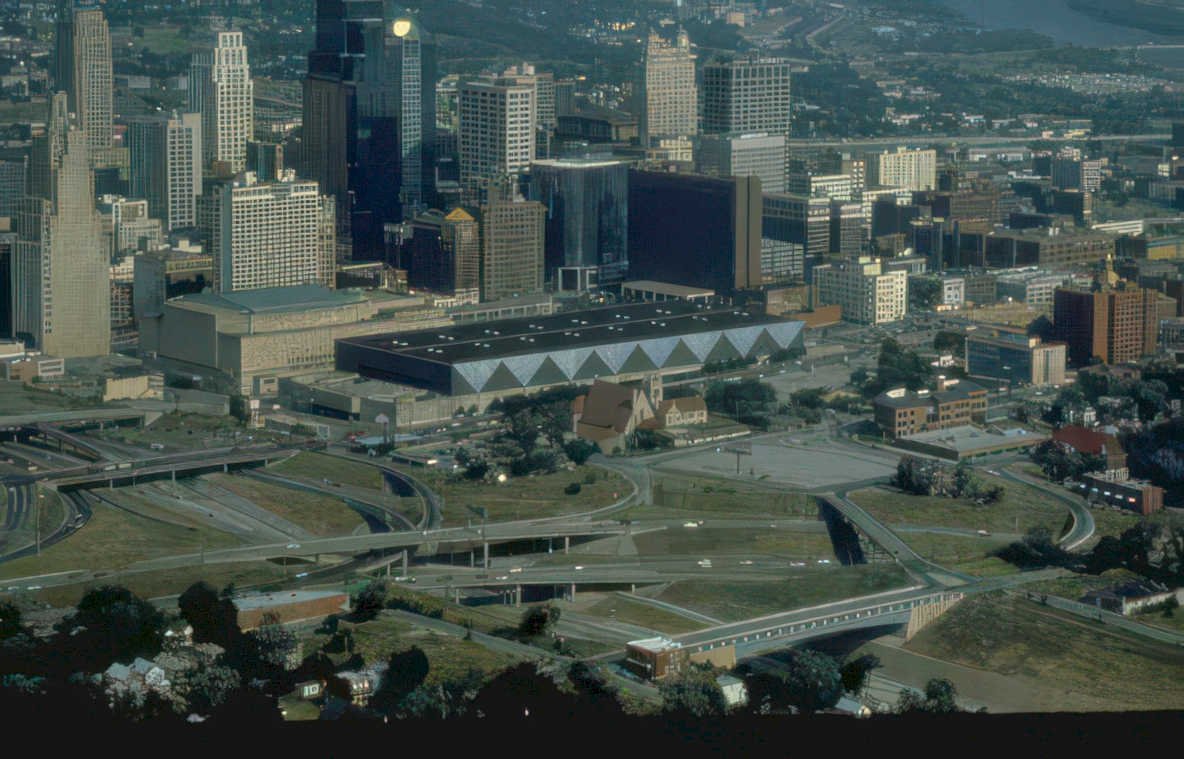 pittsburgh civic arena Vintage A4 Photo Print