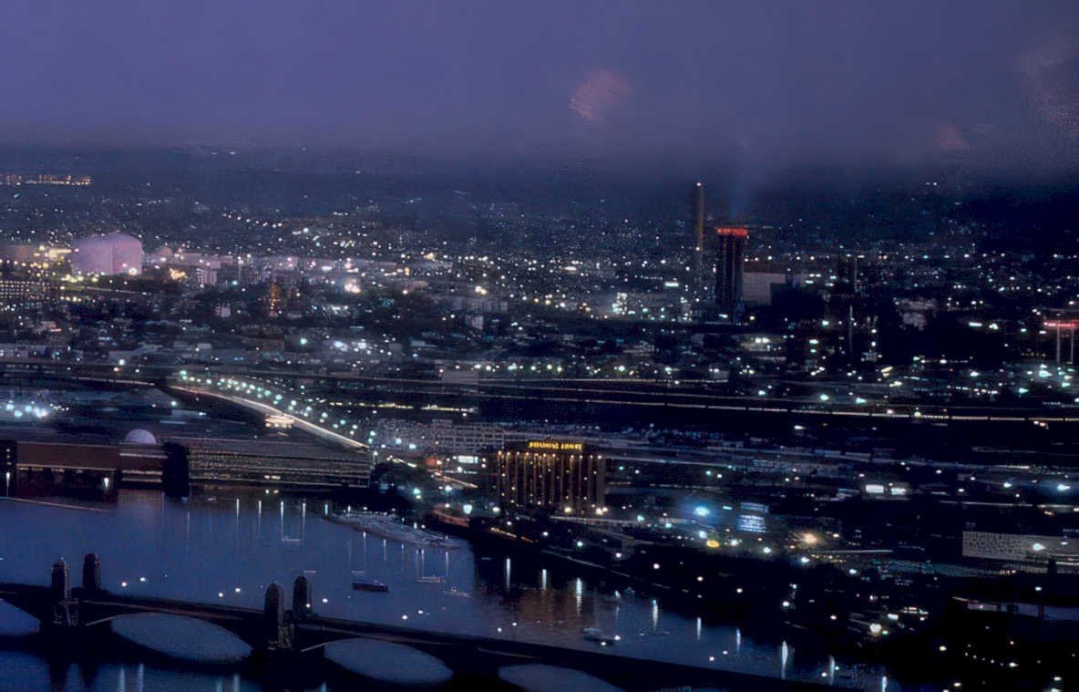 pittsburgh rivers 1998 Vintage A4 Photo Print