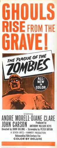 plague of zombies  02 film star poster A4 Photo Print