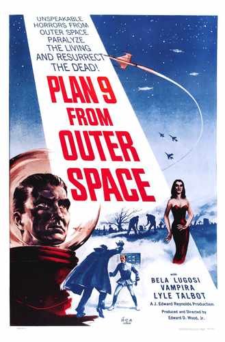 plan 9 from outer space  01 film star poster A4 Photo Print