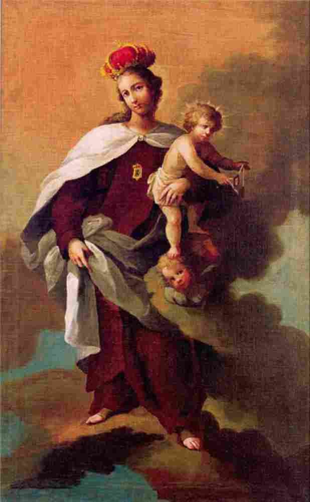 planes madonna of the carmelites Art A4 Photo Print