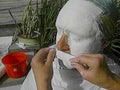 plaster head sculpting1980s 1990s A4 Photo Print