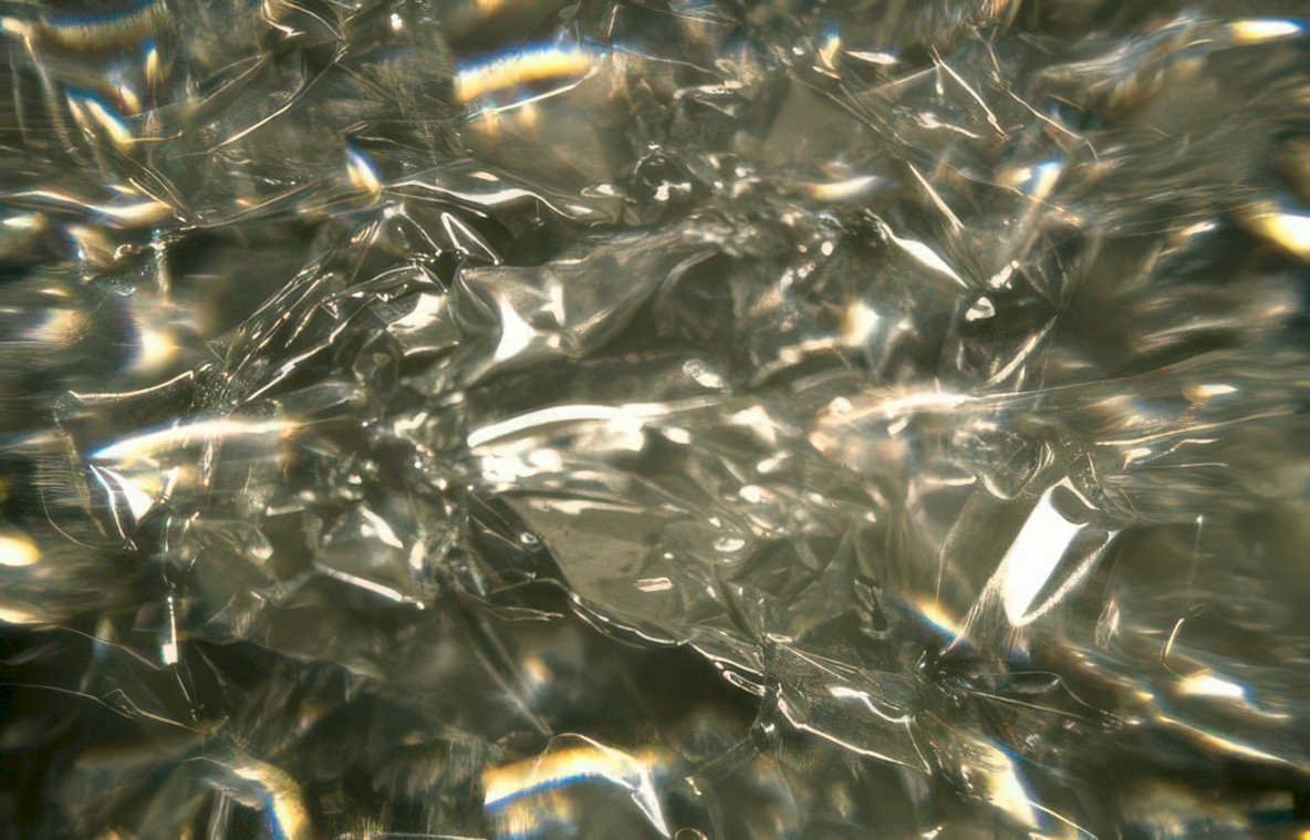 plasticfilm refraction macro Vintage A4 Photo Print