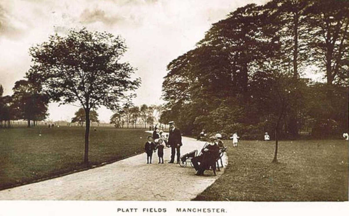 platt fields manchesterVintage 1880s 1900s A4 Photo Print