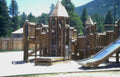 play structure mountains Vintage A4 Photo Print