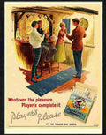 players cigarettes pub darts 1950s Advert A4 Photo Print