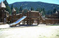 playground adventure slide Vintage A4 Photo Print