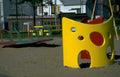 playground swings cheese Vintage A4 Photo Print