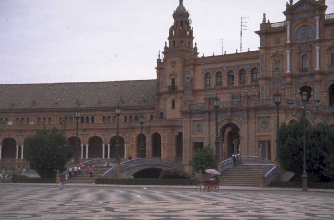 plaza de espana 2 1980s 1990s A4 Photo Print