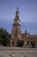 plaza de espana 3 1980s 1990s A4 Photo Print