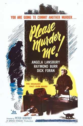 please murder me  01 film star poster A4 Photo Print