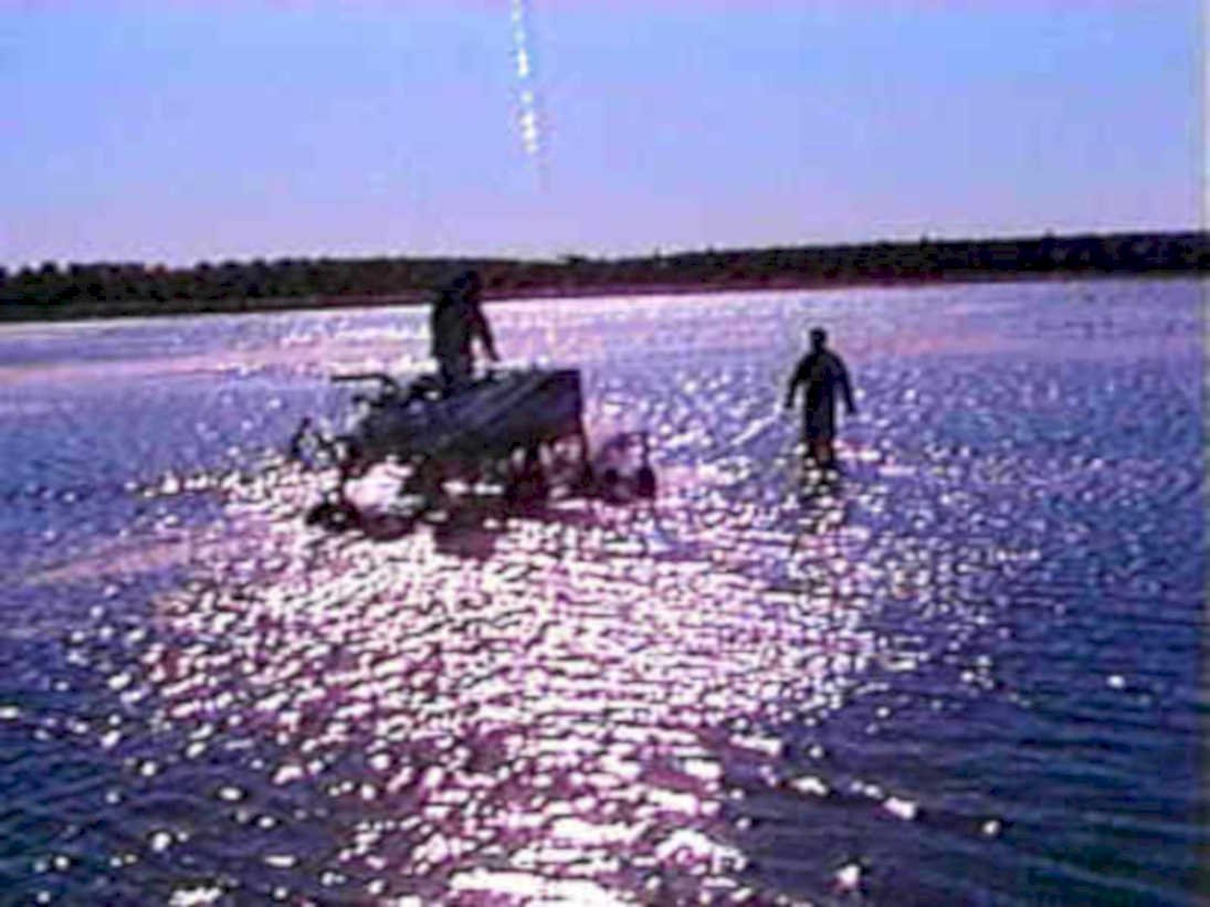 plowing water rural1980s 1990s A4 Photo Print