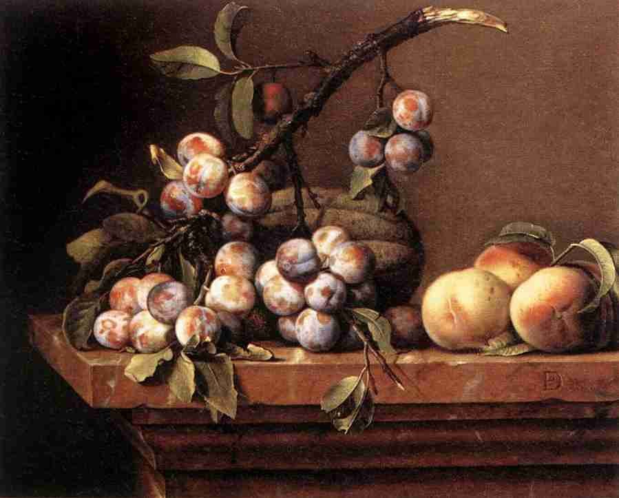 plums Art A4 Photo Print