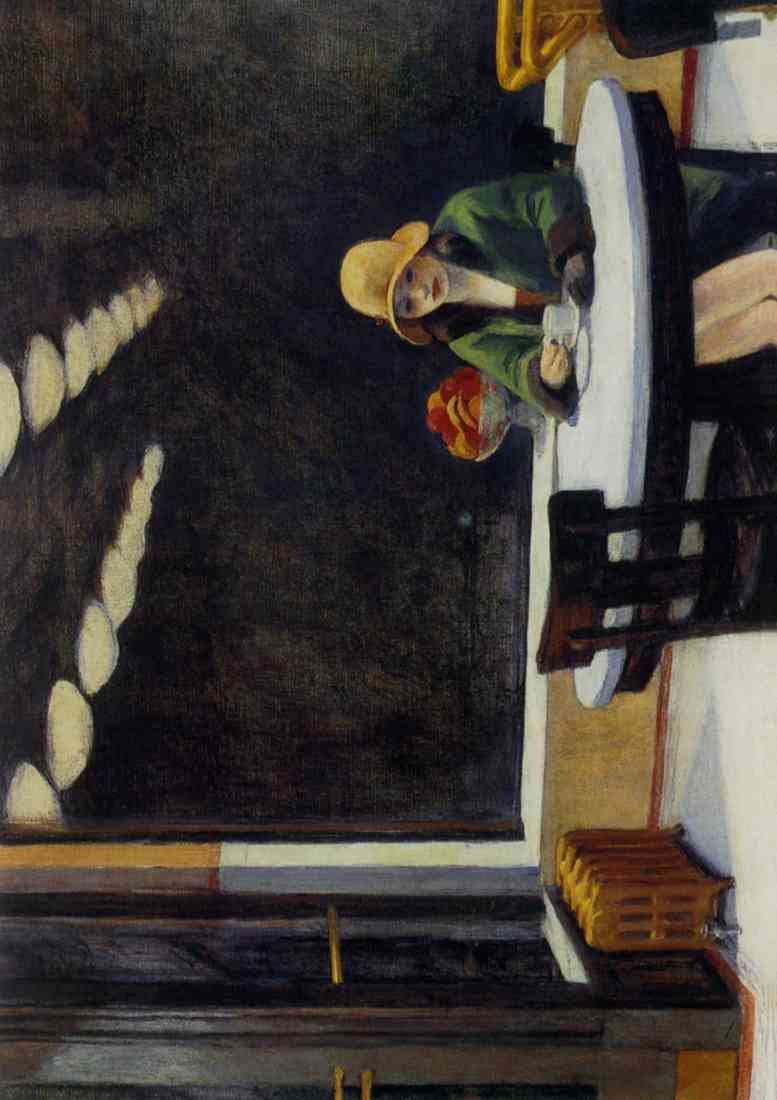 plus Edward Hopper Automat Cafe A4 Photo Print
