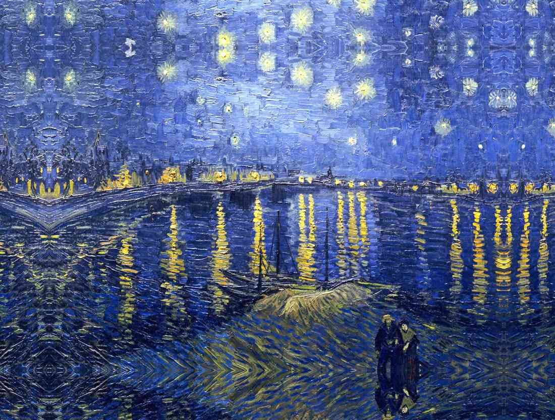 plus Starry Night Over the Rhone Van Gogh A4 Photo Print