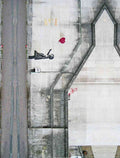 plus heart balloon girl steps A4 Photo Print