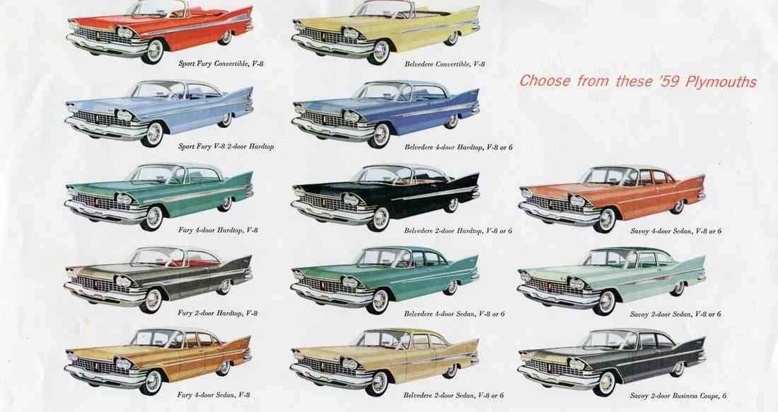 plymouth 1959 savoy A4 Photo Print