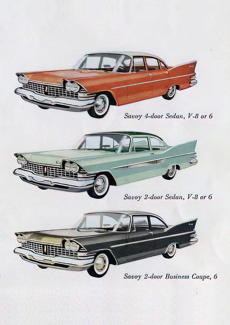 plymouth 1959 savoy crop A4 Photo Print