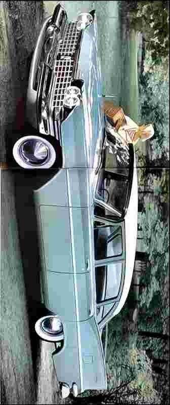 plymouth 1959 savoy sedan x A4 Photo Print