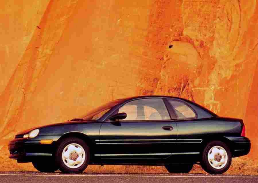 plymouth neon coupe 1994 7151 3 Car A4 Photo Print