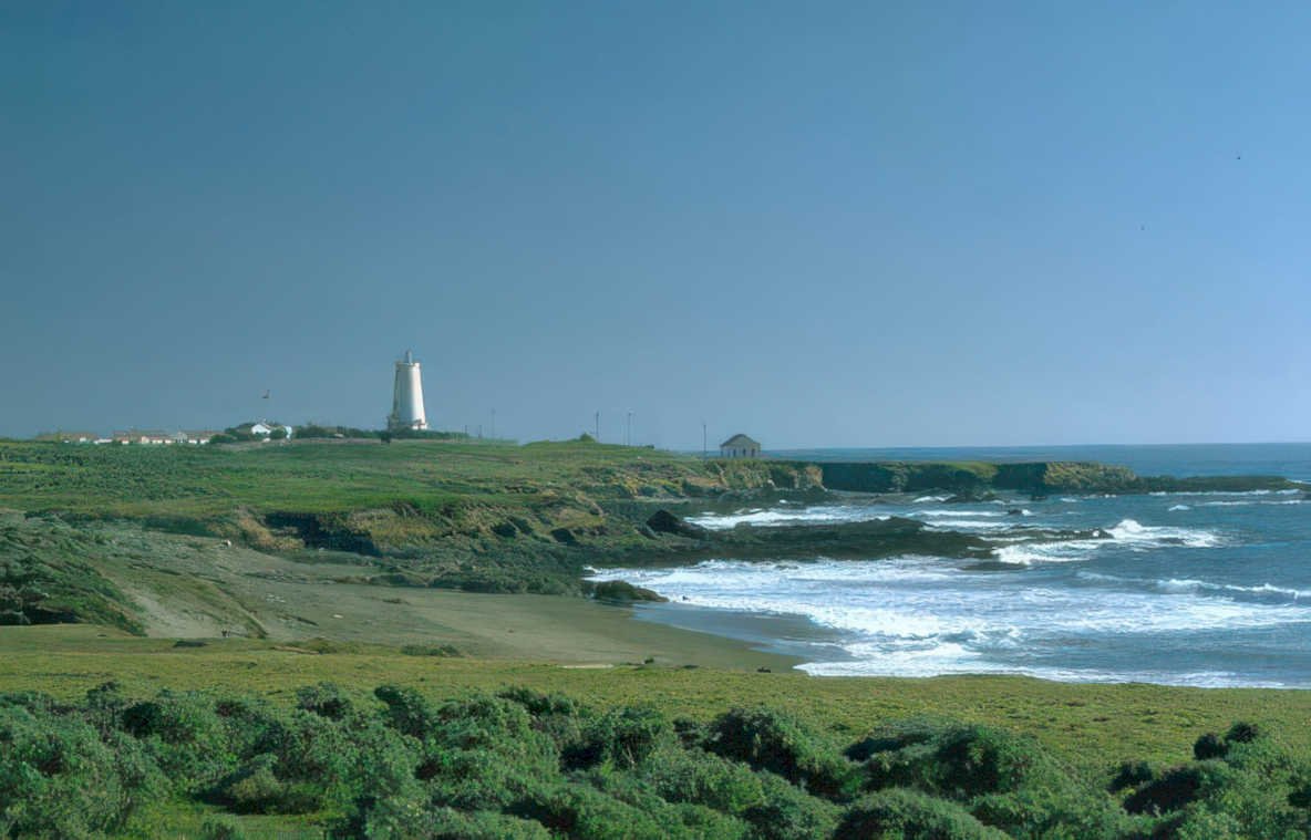 point montara lighthouse Vintage A4 Photo Print