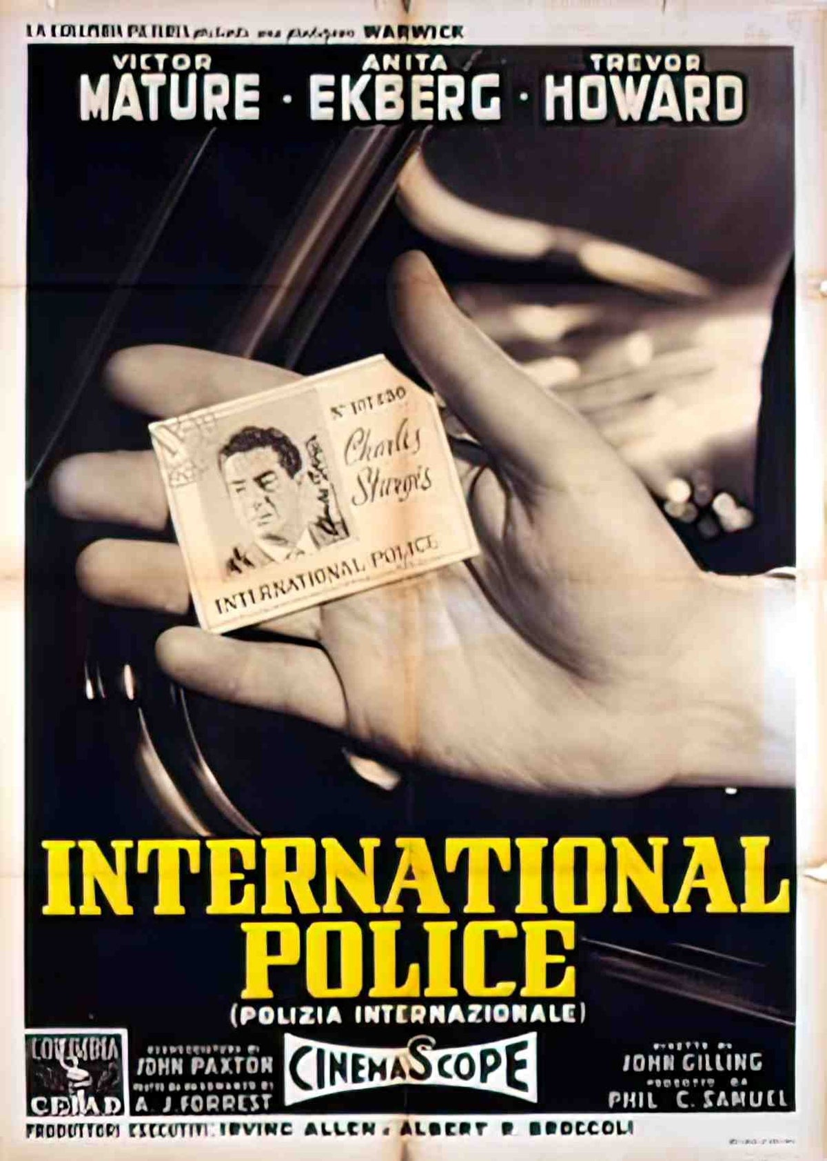police internationale ital  Advert A4 Photo Print
