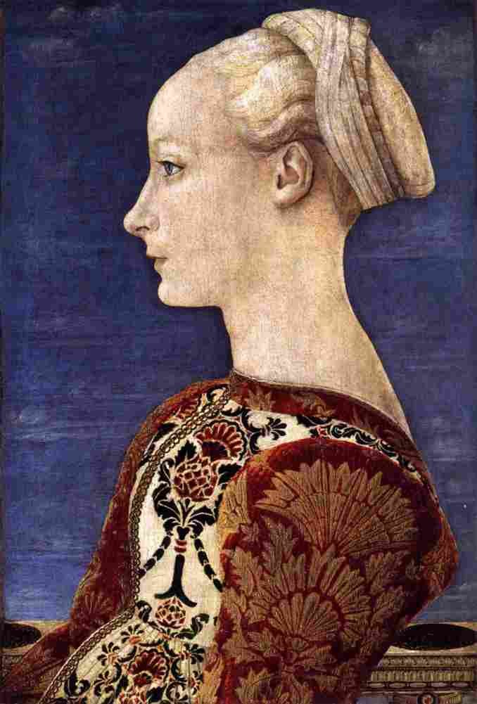 pollaiuolo antonio del a lady Art A4 Photo Print