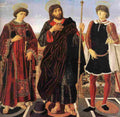 pollaiuolo piero altarpiece with three saints Art A4 Photo Print