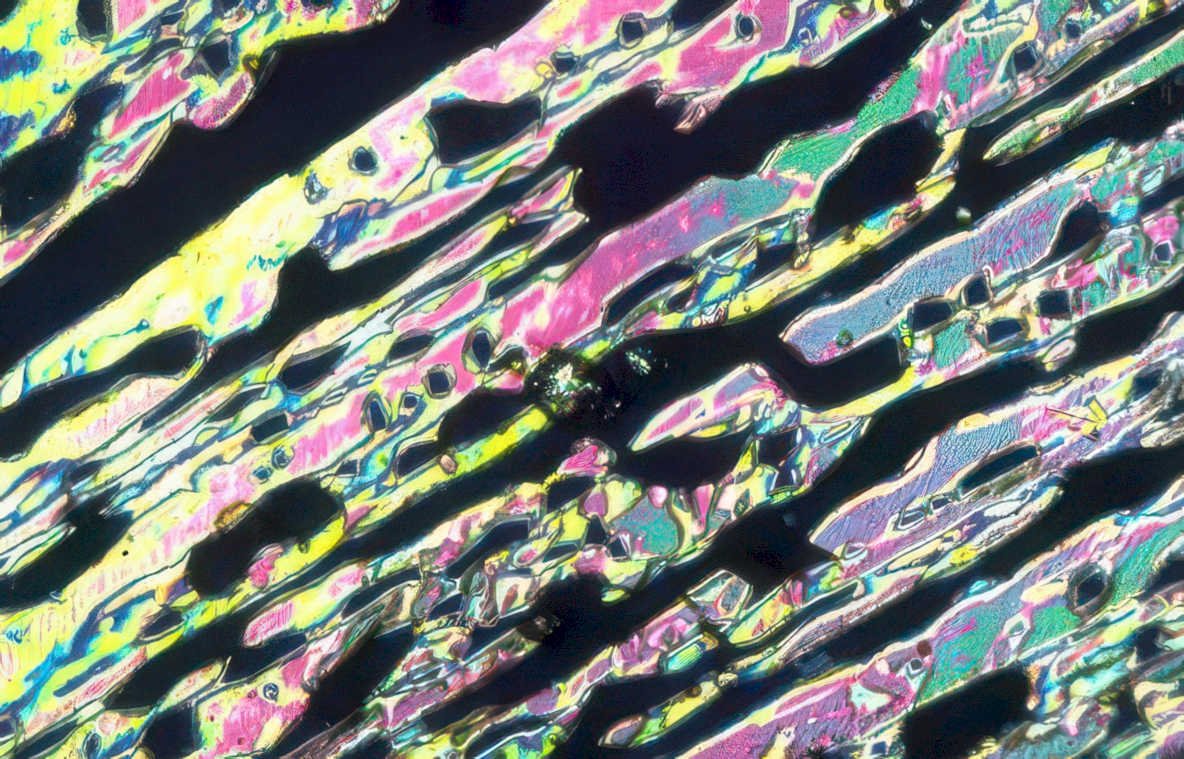 polycrystalline grain structure Vintage A4 Photo Print