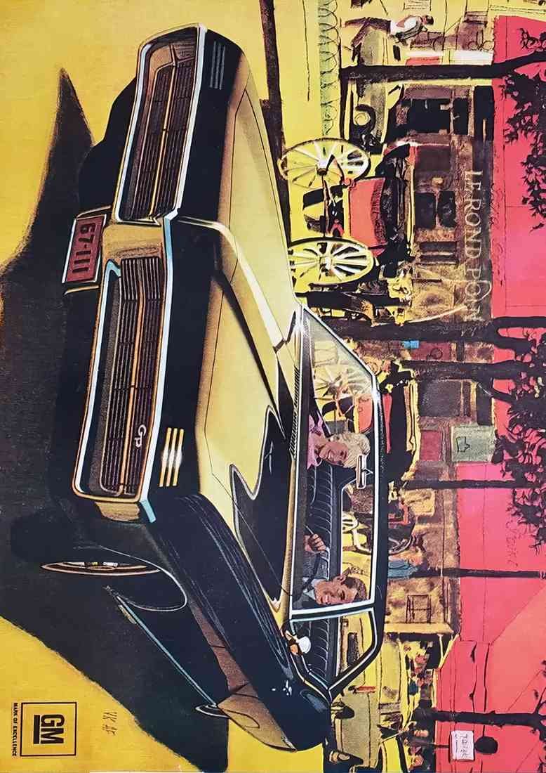pontiac 1967 grand prix coupe USE CROP A4 Photo Print