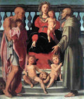 pontormo jacopo da madonna and child with two saints Art A4 Photo Print